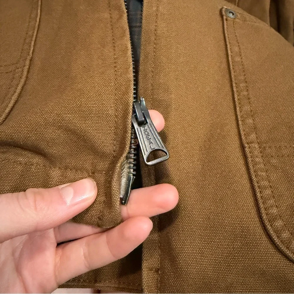 J crew duck brown Wallace & Barnes duck canvas utility jacket
